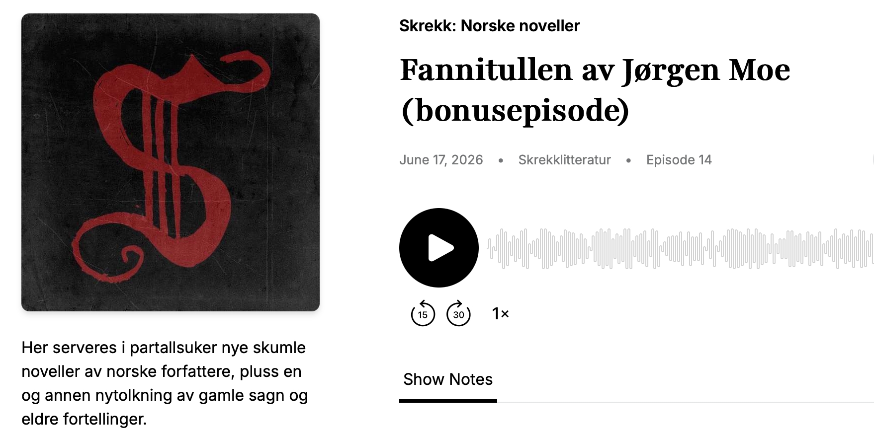 … men podkasten var ikke død